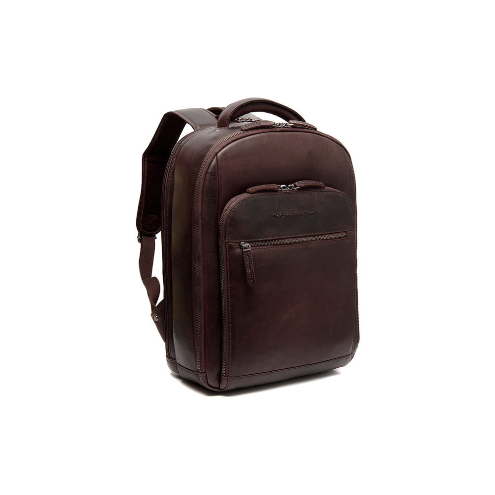 Leder Laptop Rucksack Braun Maggiore