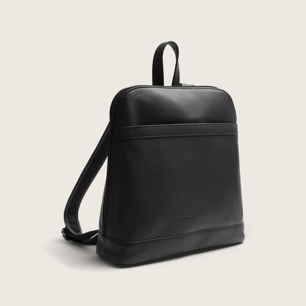 Leather Backpack Black Tigris