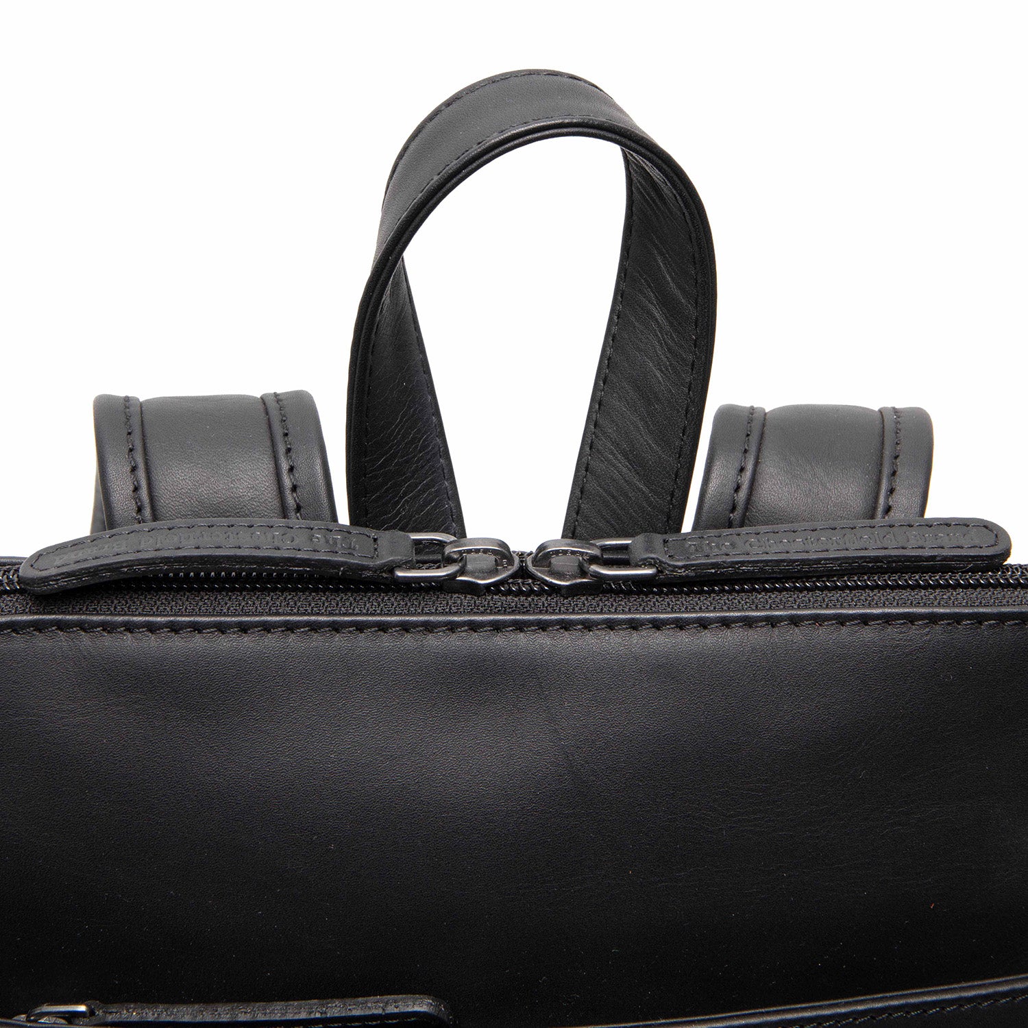 Leder Rucksack Schwarz Tigris