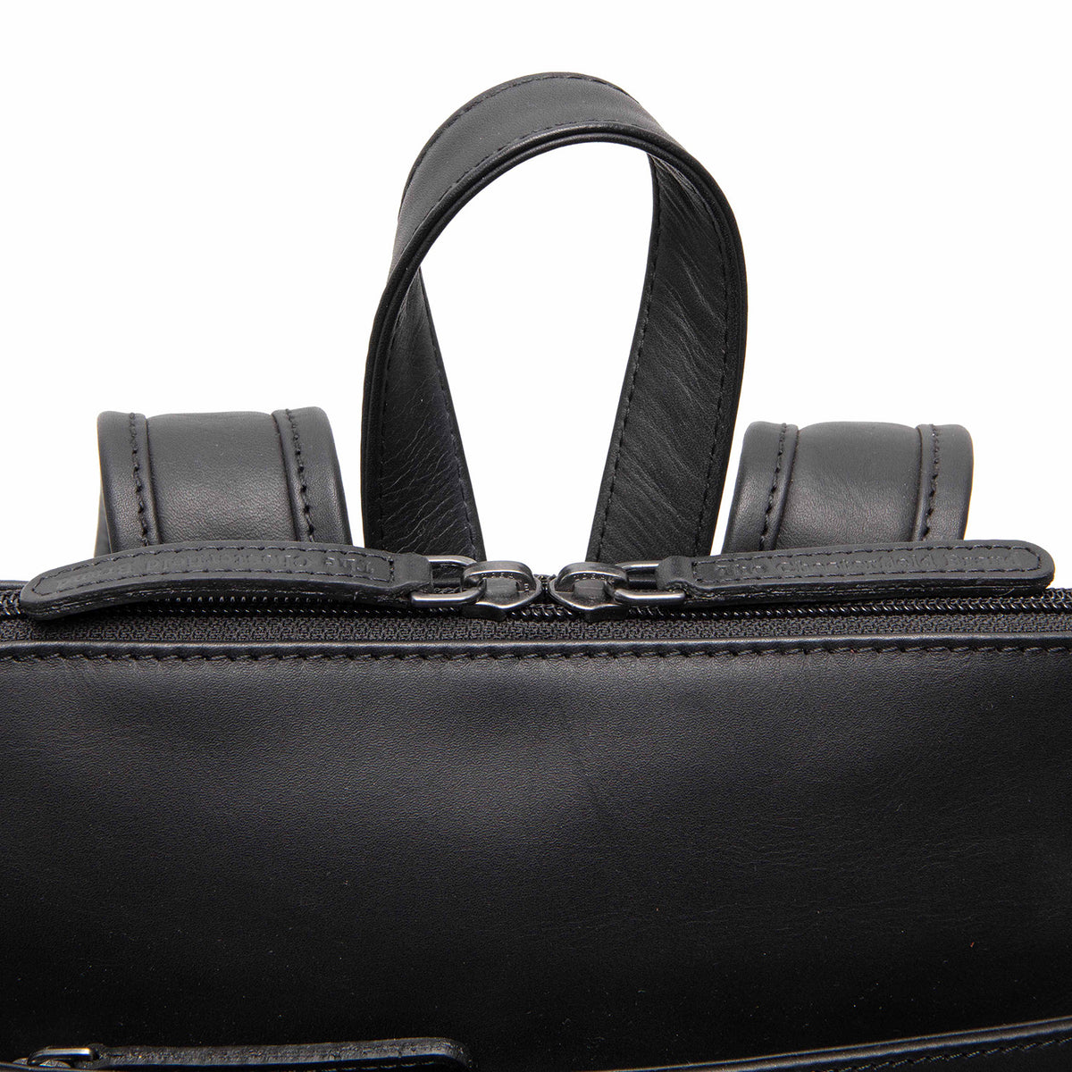 Leather Backpack Black Tigris