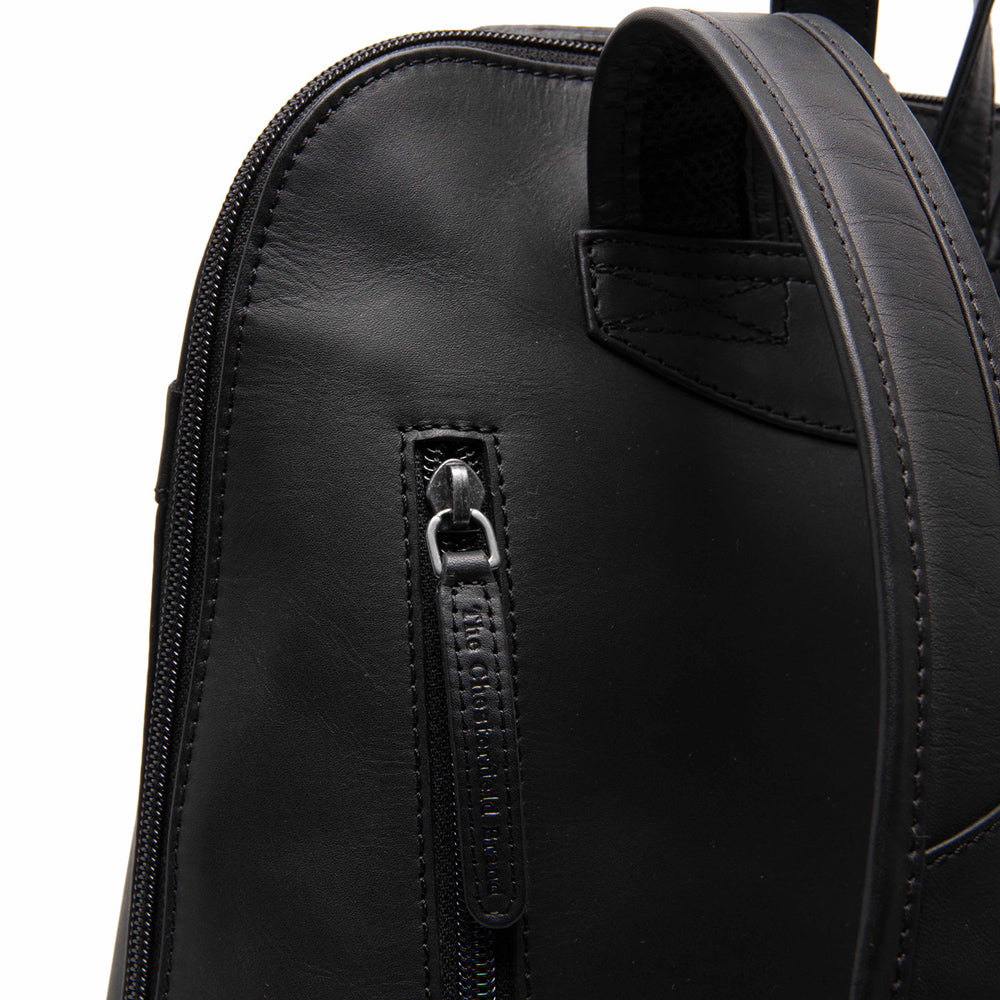 Leather Backpack Black Tigris