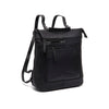 Leder Rucksack Schwarz Caldero