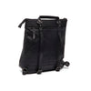 Leder Rucksack Schwarz Caldero