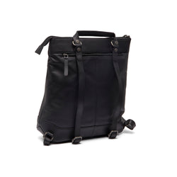 Leder Rucksack Schwarz Caldero