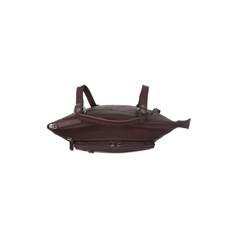 Leather Laptop Backpack Brown Caldero