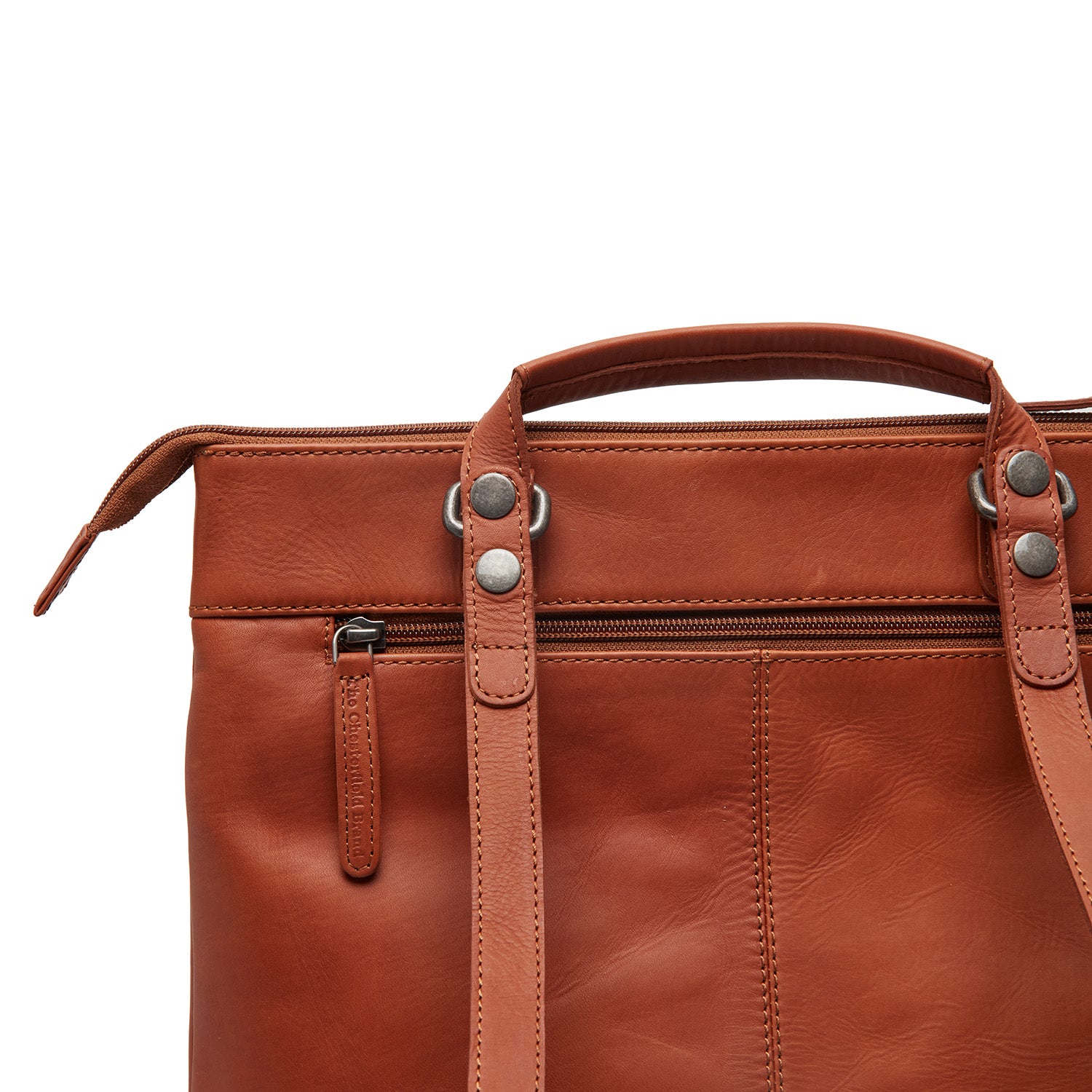 Leder Rucksack Cognac Caldero