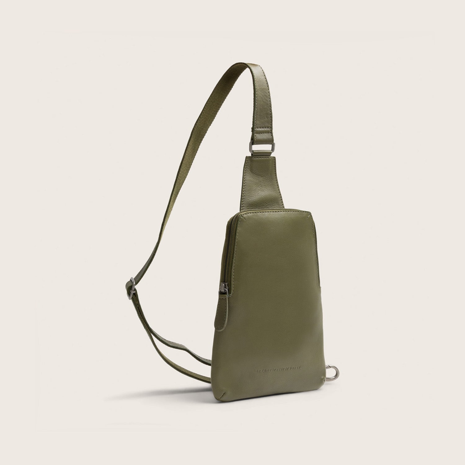 Sacoche Holster en Cuir Vert Olive Isley