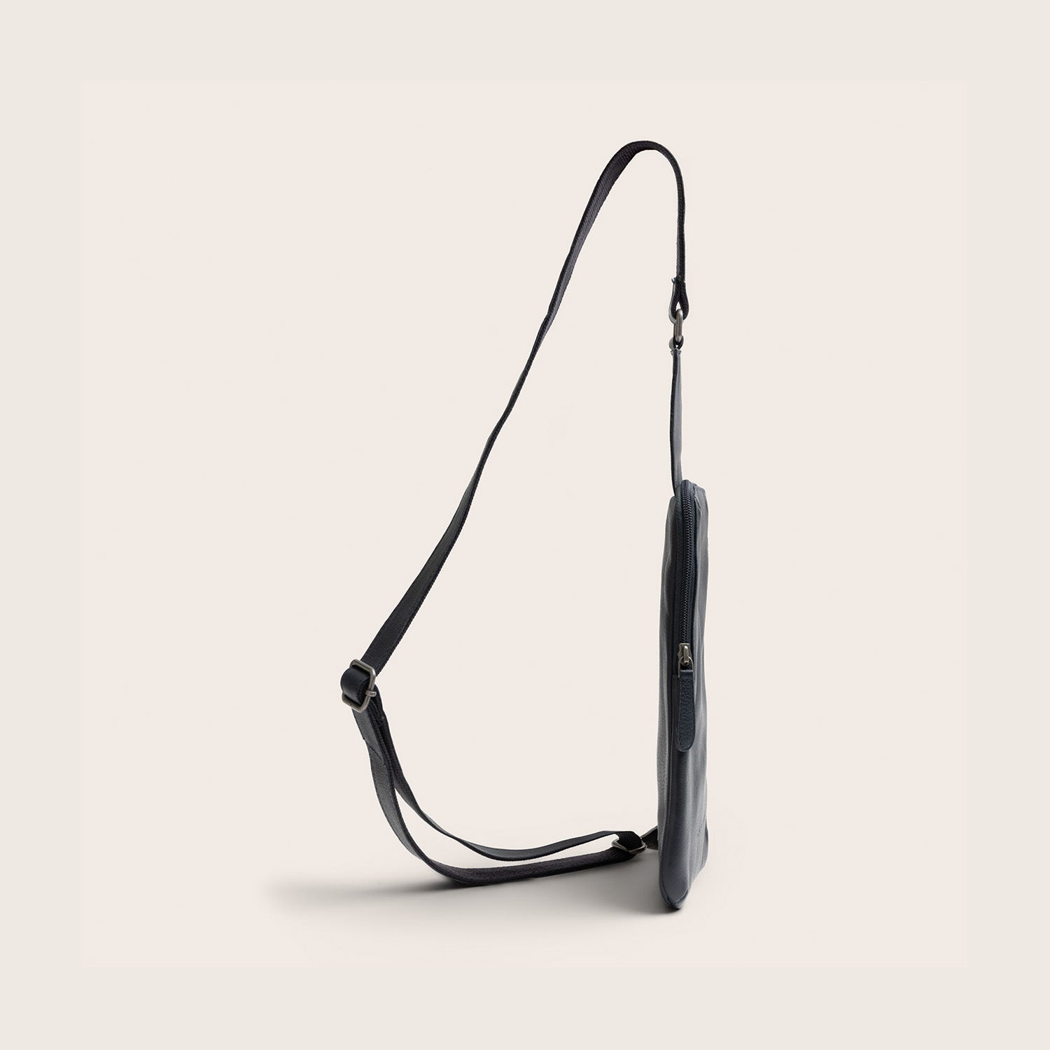 Sacoche Holster en Cuir Bleu Marine Isley