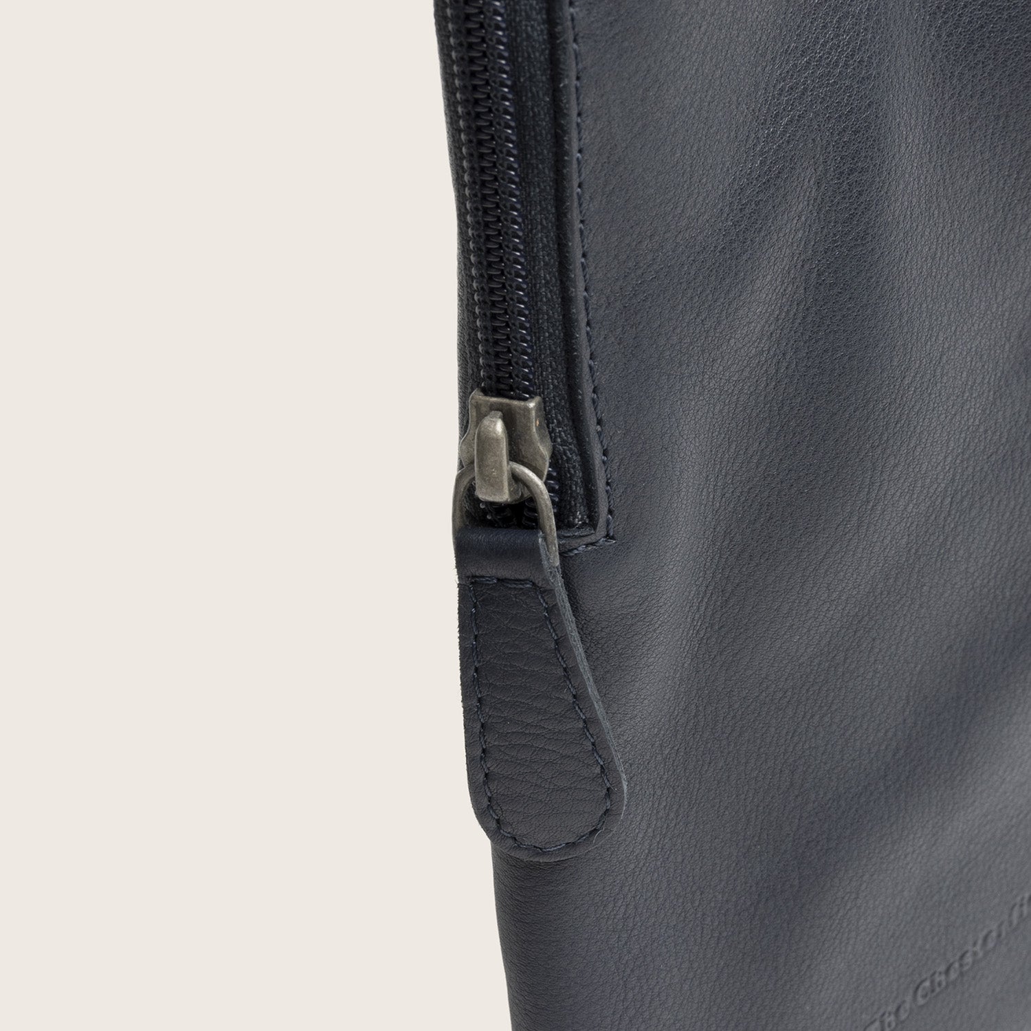 Sacoche Holster en Cuir Bleu Marine Isley