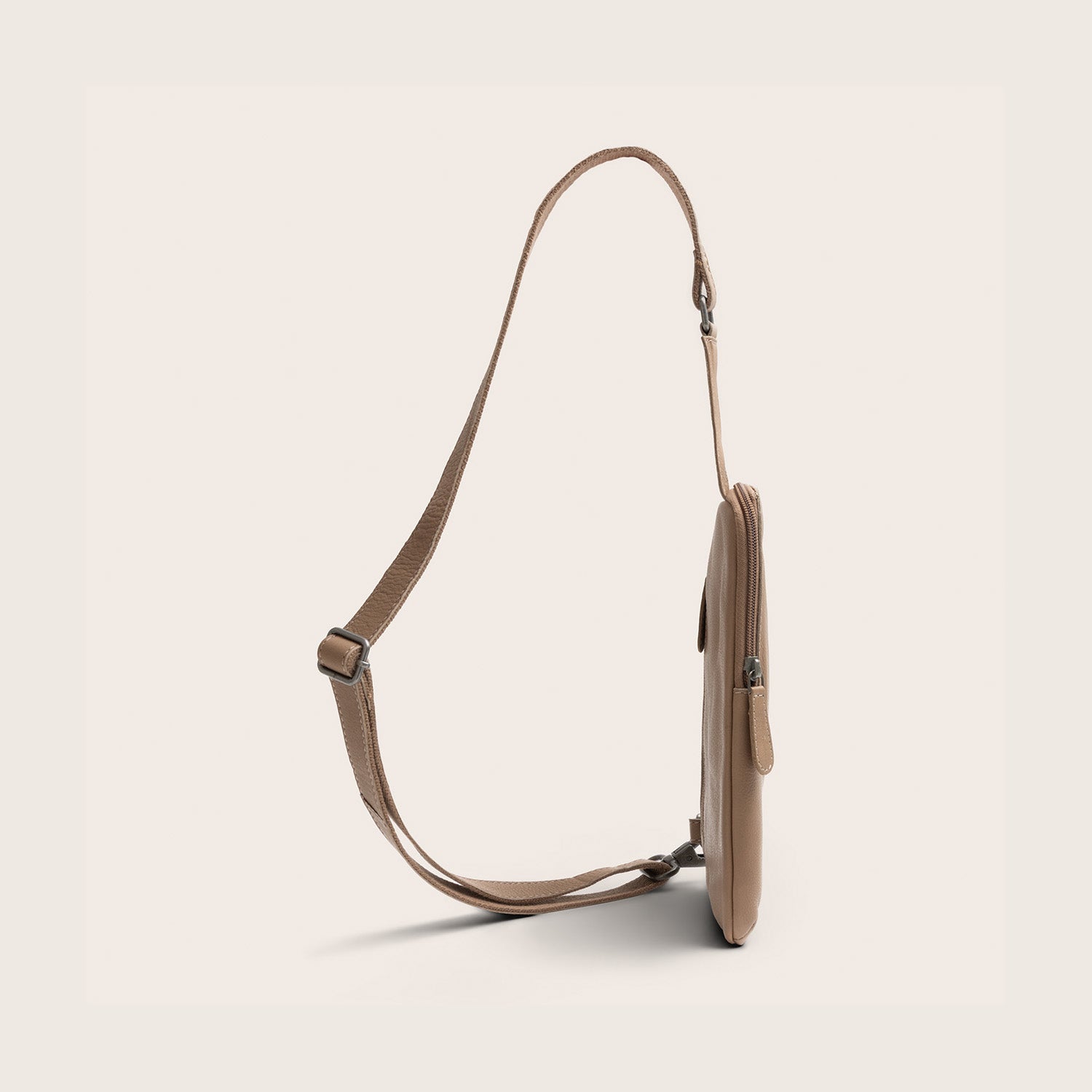 Sacoche Holster en Cuir Taupe Isley