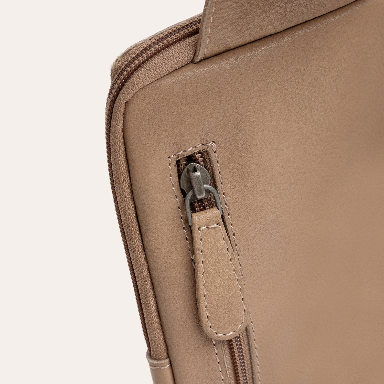 Sacoche Holster en Cuir Taupe Isley