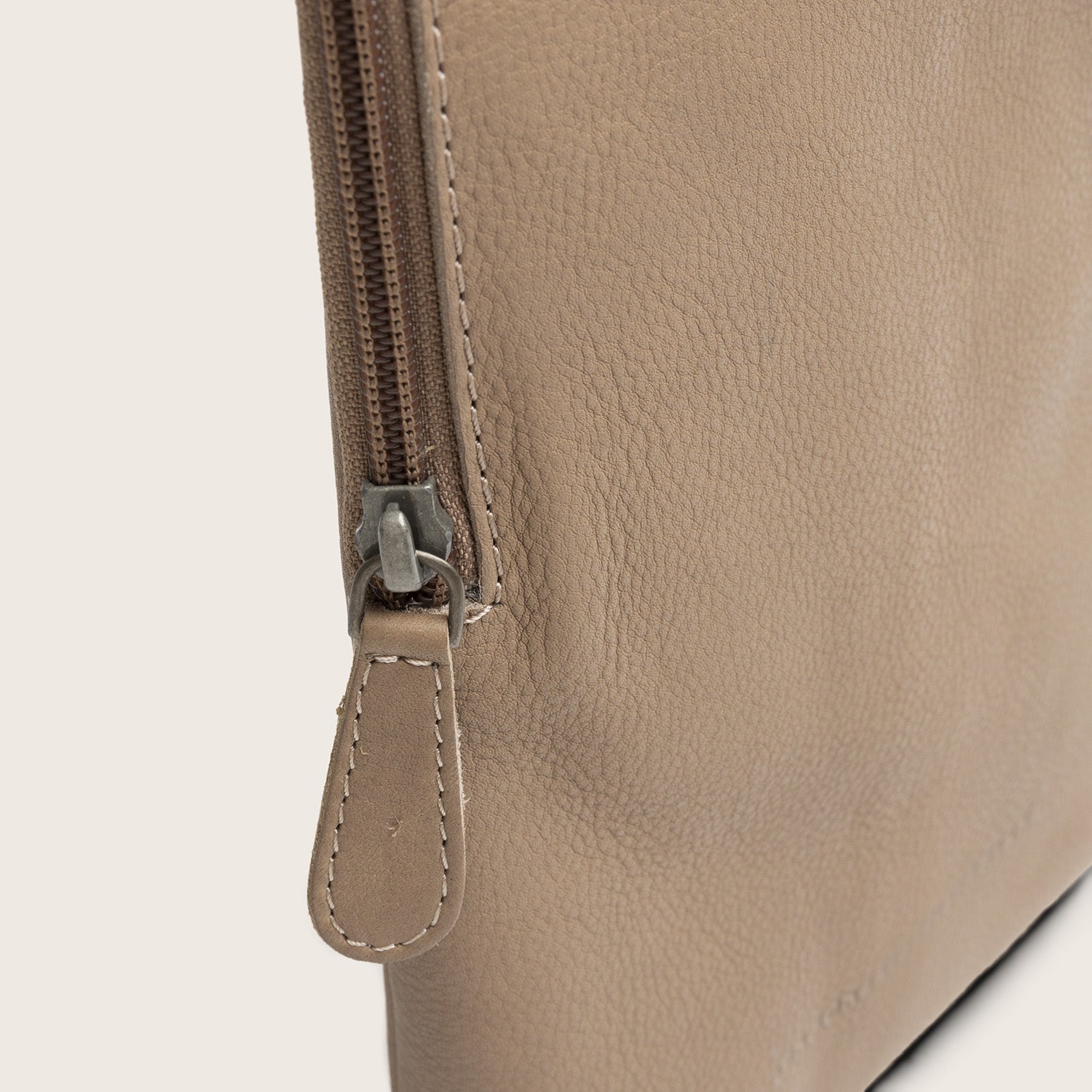 Sacoche Holster en Cuir Taupe Isley