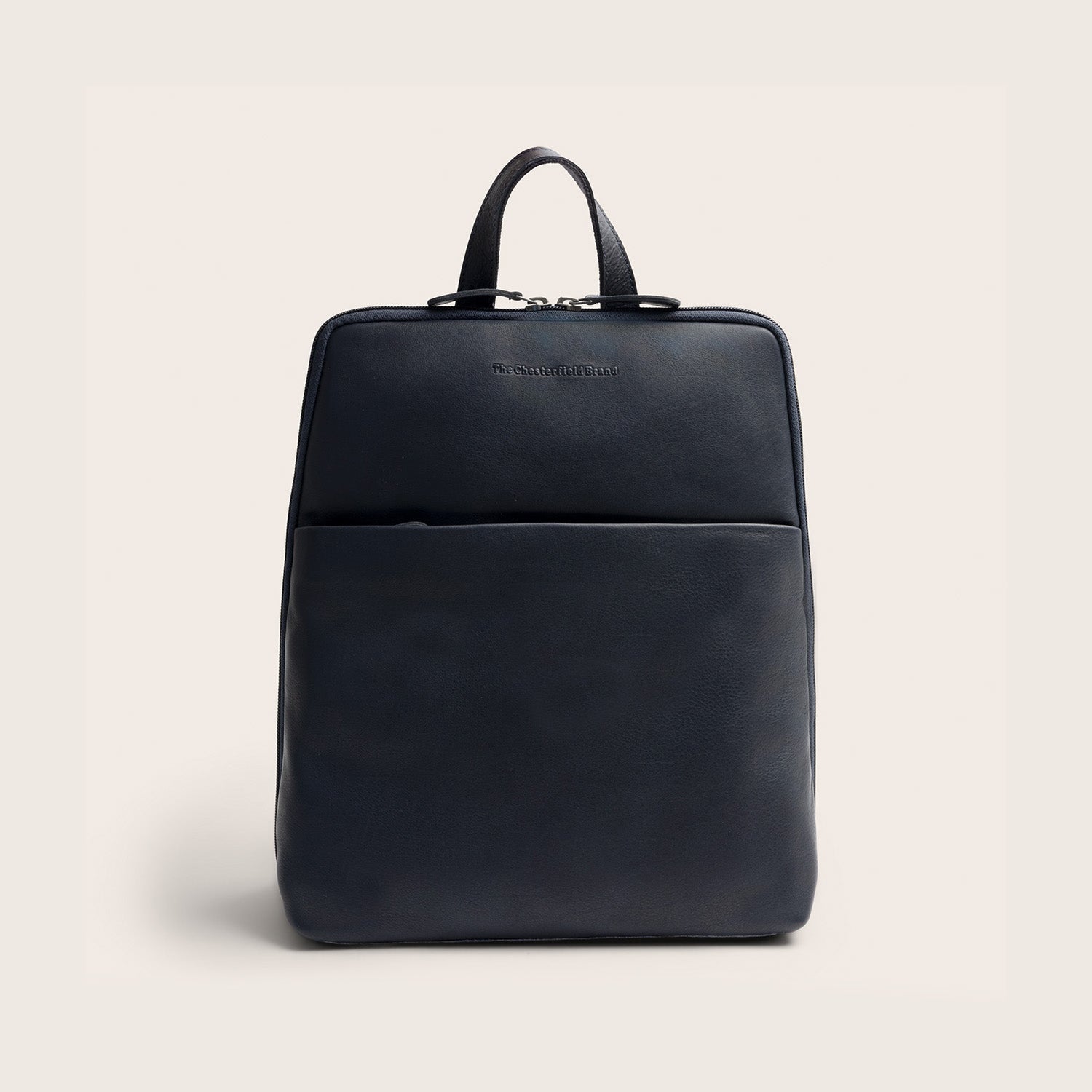 Leder Rucksack Navy Ilara