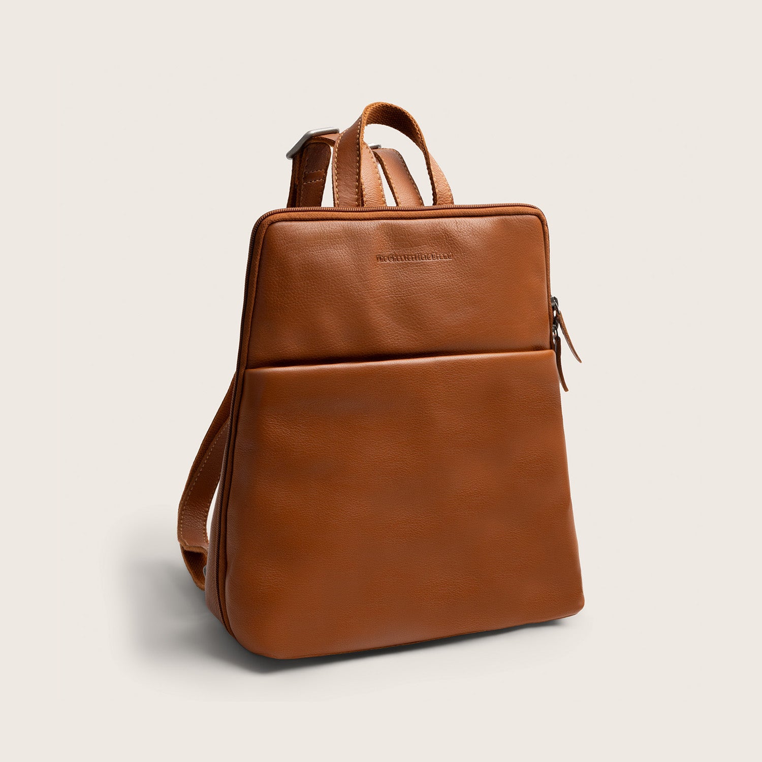 Leder Rucksack Cognac Ilara