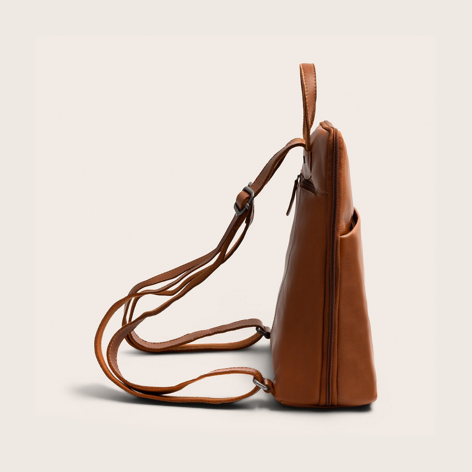 Leder Rucksack Cognac Ilara