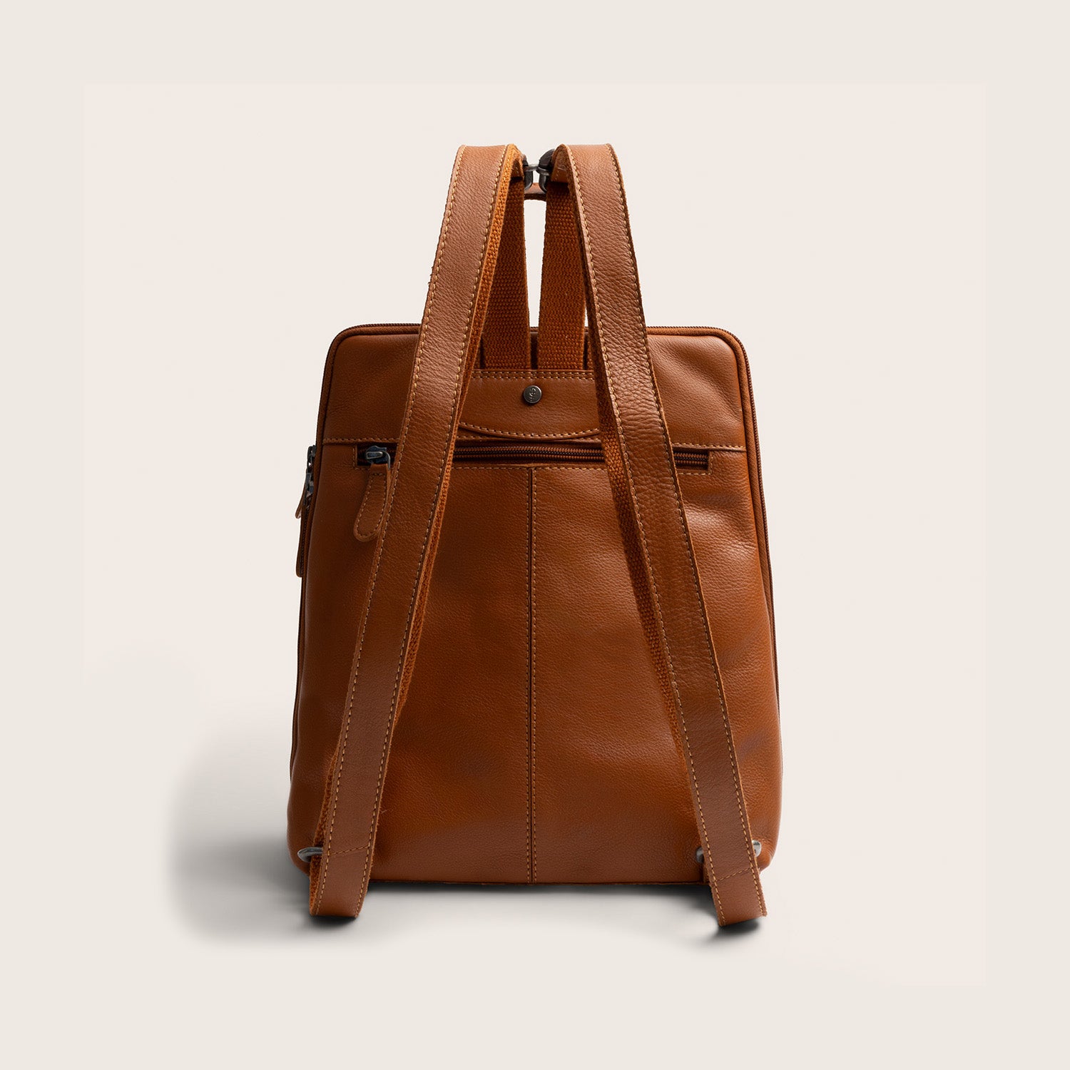 Leder Rucksack Cognac Ilara