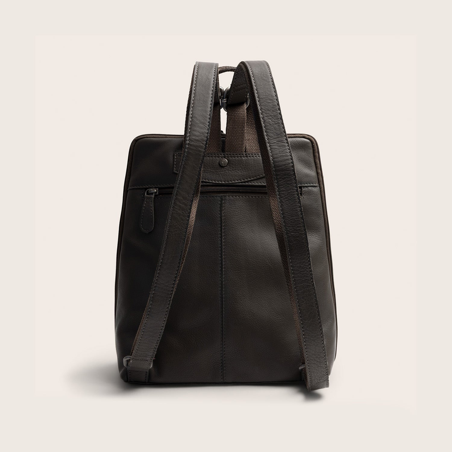Leder Rucksack Lehmgrau Ilara