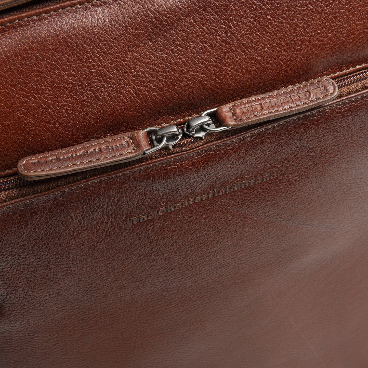 Leather Laptop Backpack Cognac Rosverra