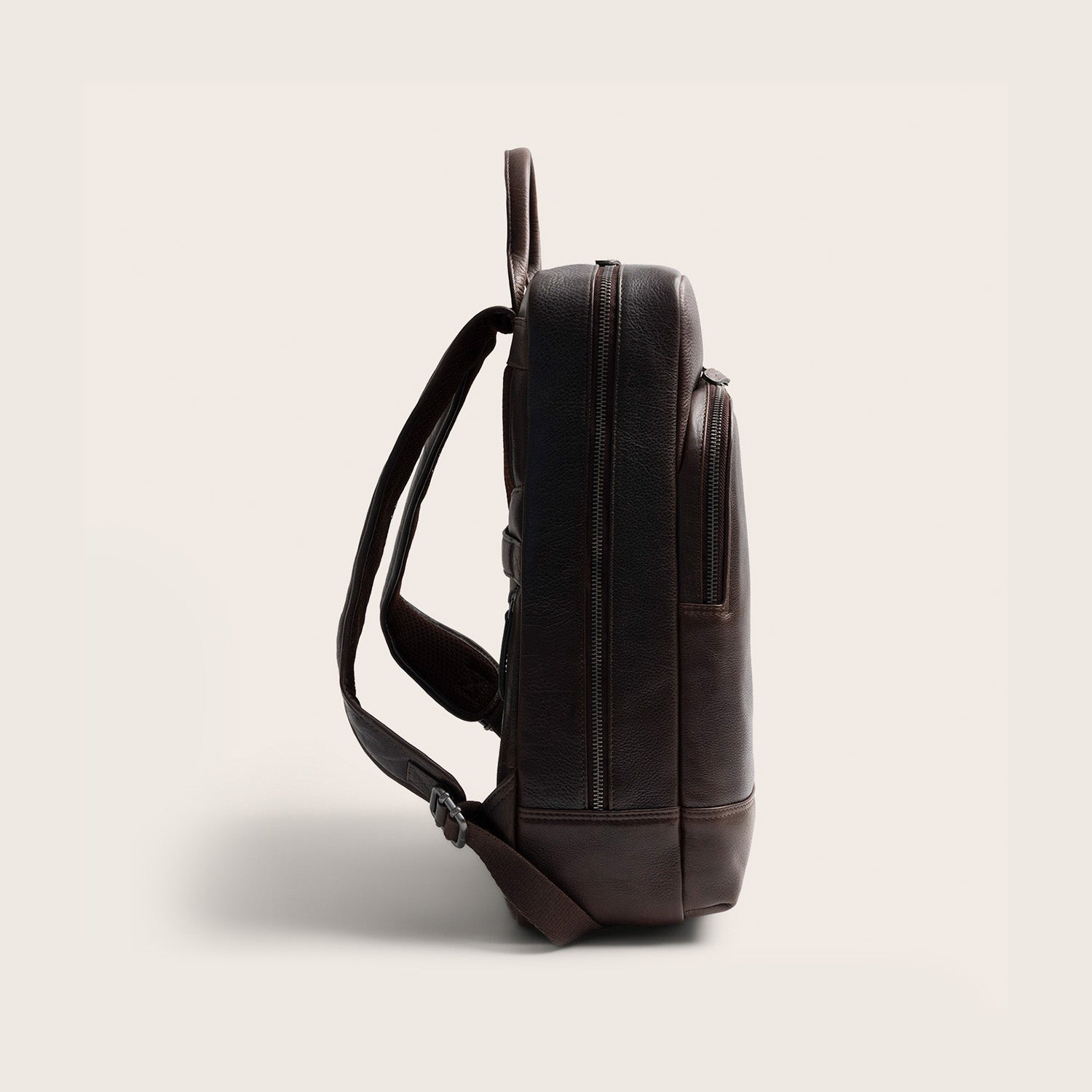 Leder Laptoprucksack Braun Marvello