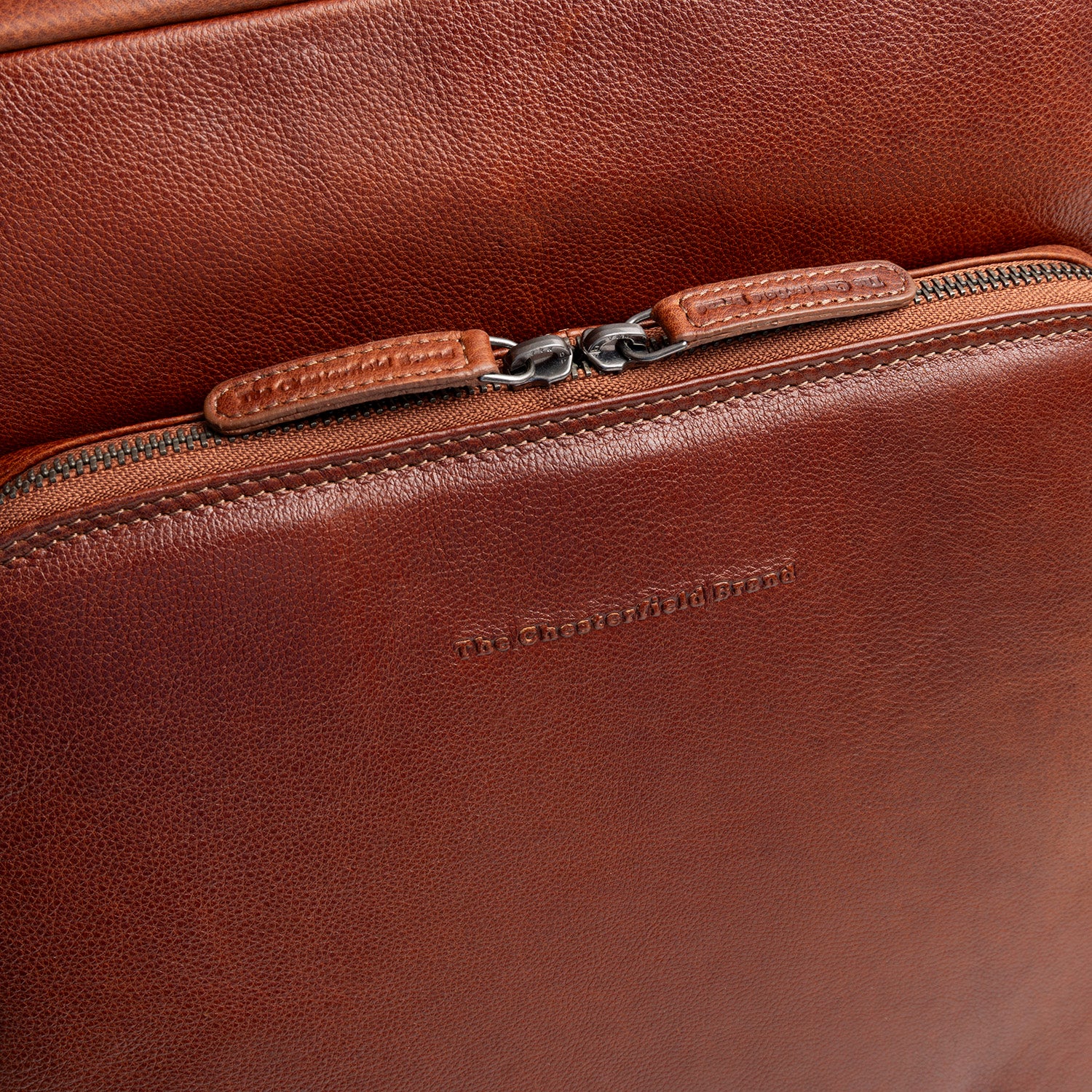 Leder Laptoprucksack Cognac Marvello