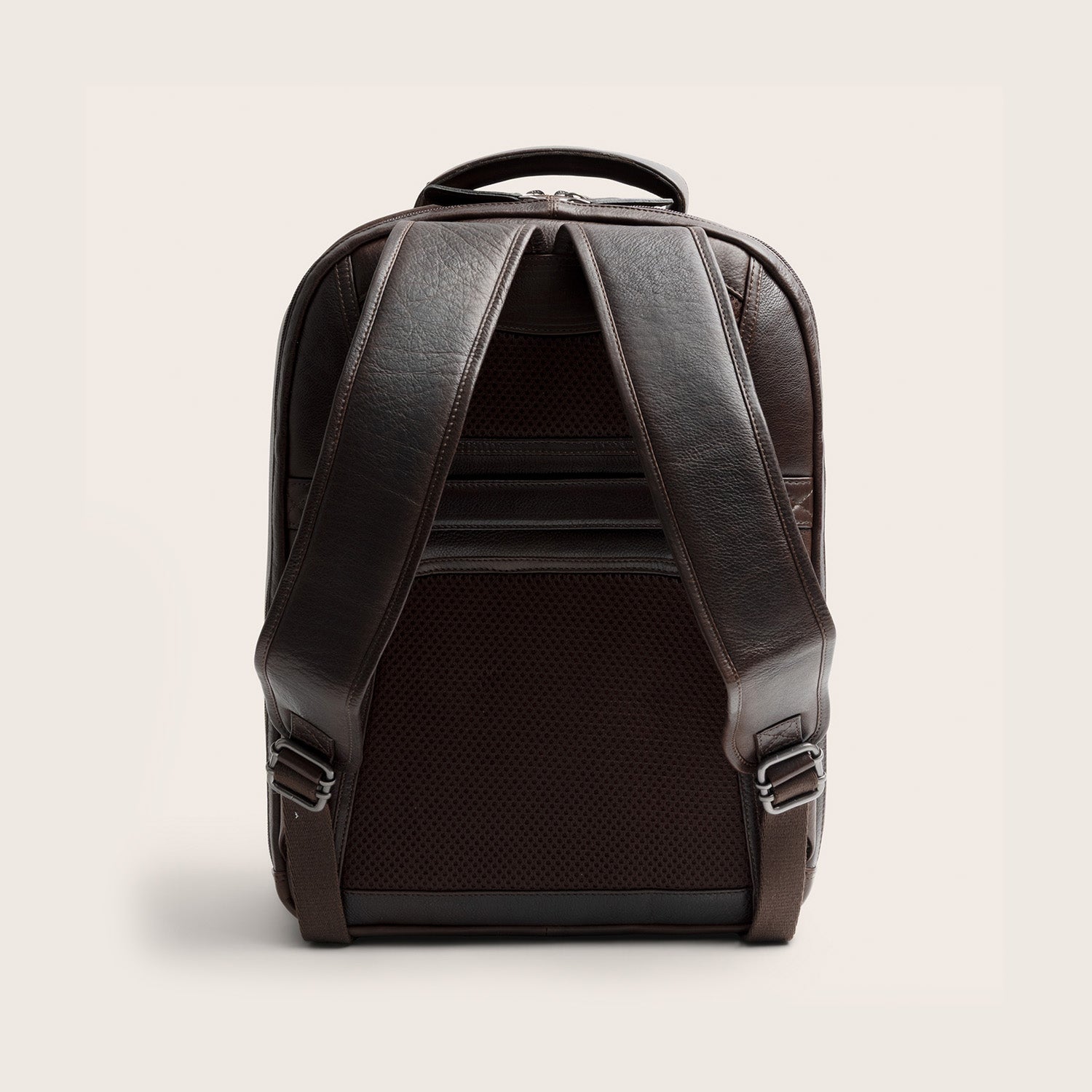 Leder Laptoprucksack Braun Serenzo
