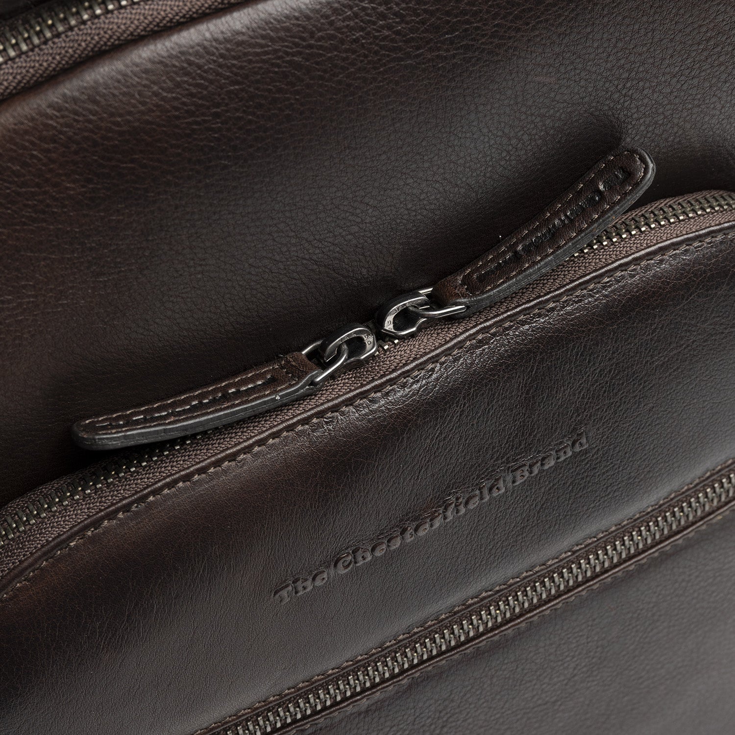 Leder Laptoprucksack Braun Serenzo