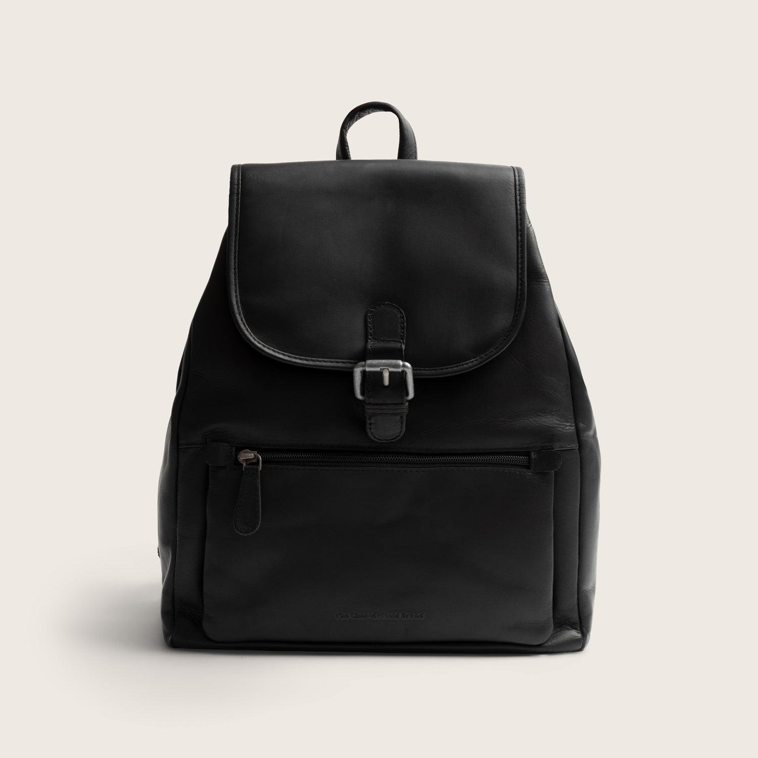 Leder Rucksack Schwarz Camden