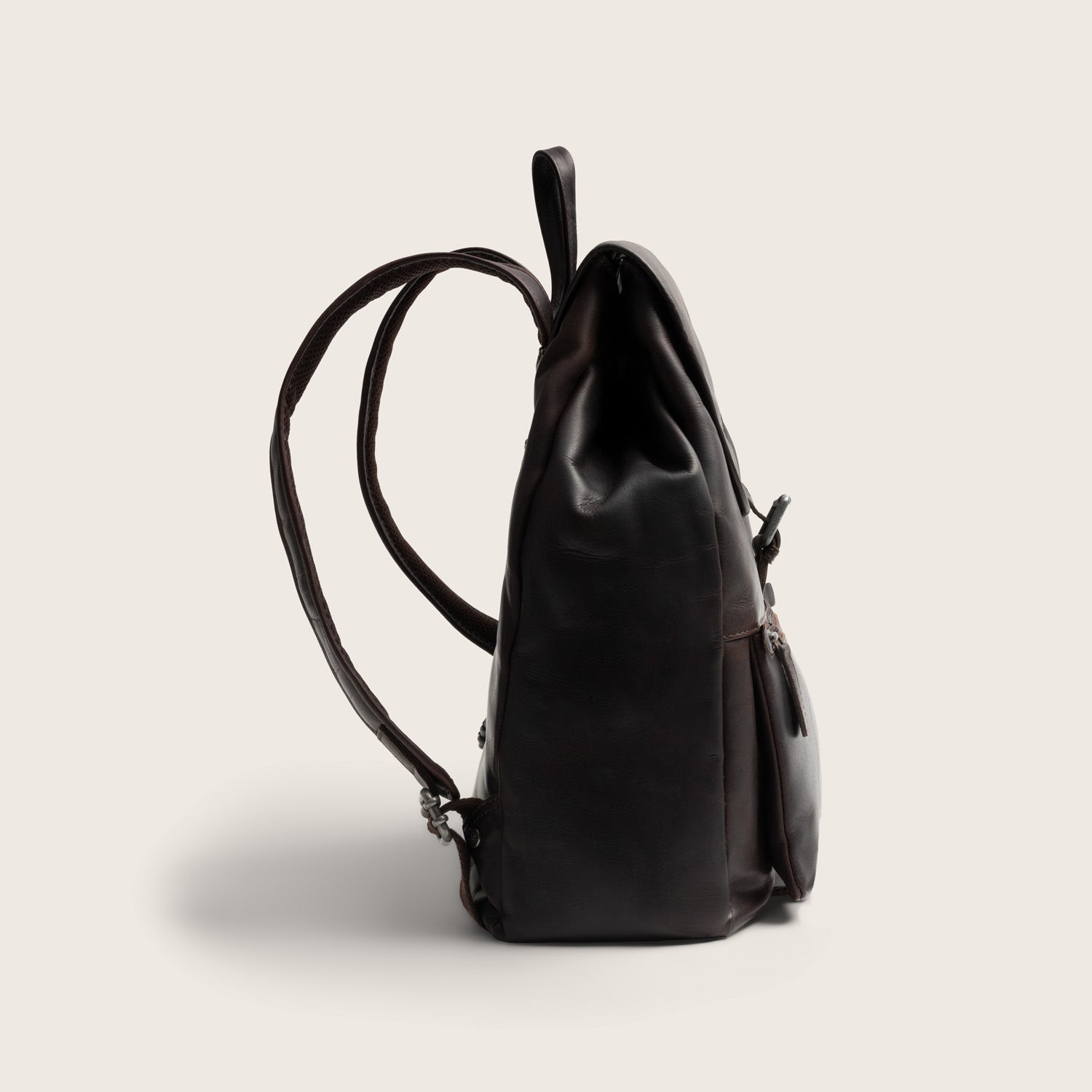 Leder Rucksack Braun Camden