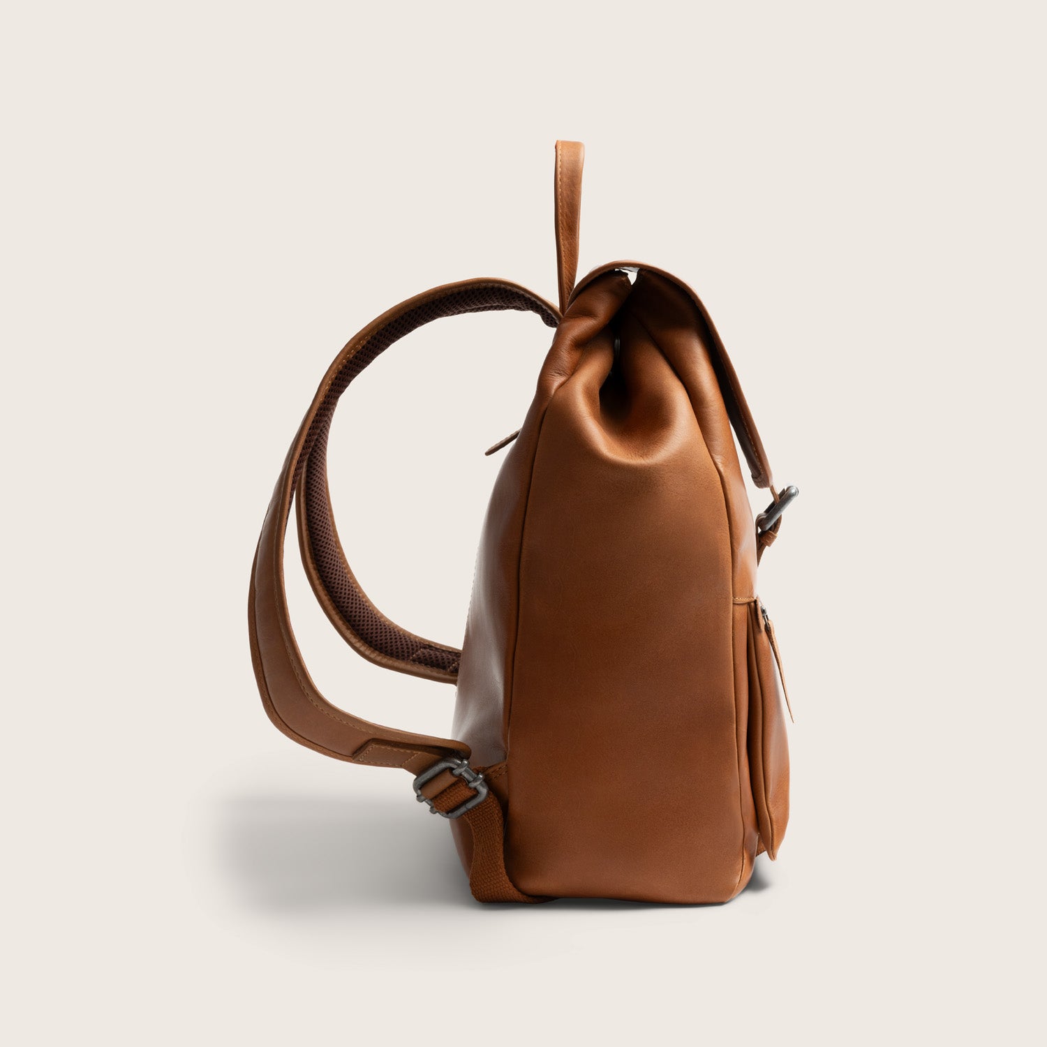 Leder Rucksack Cognac Camden