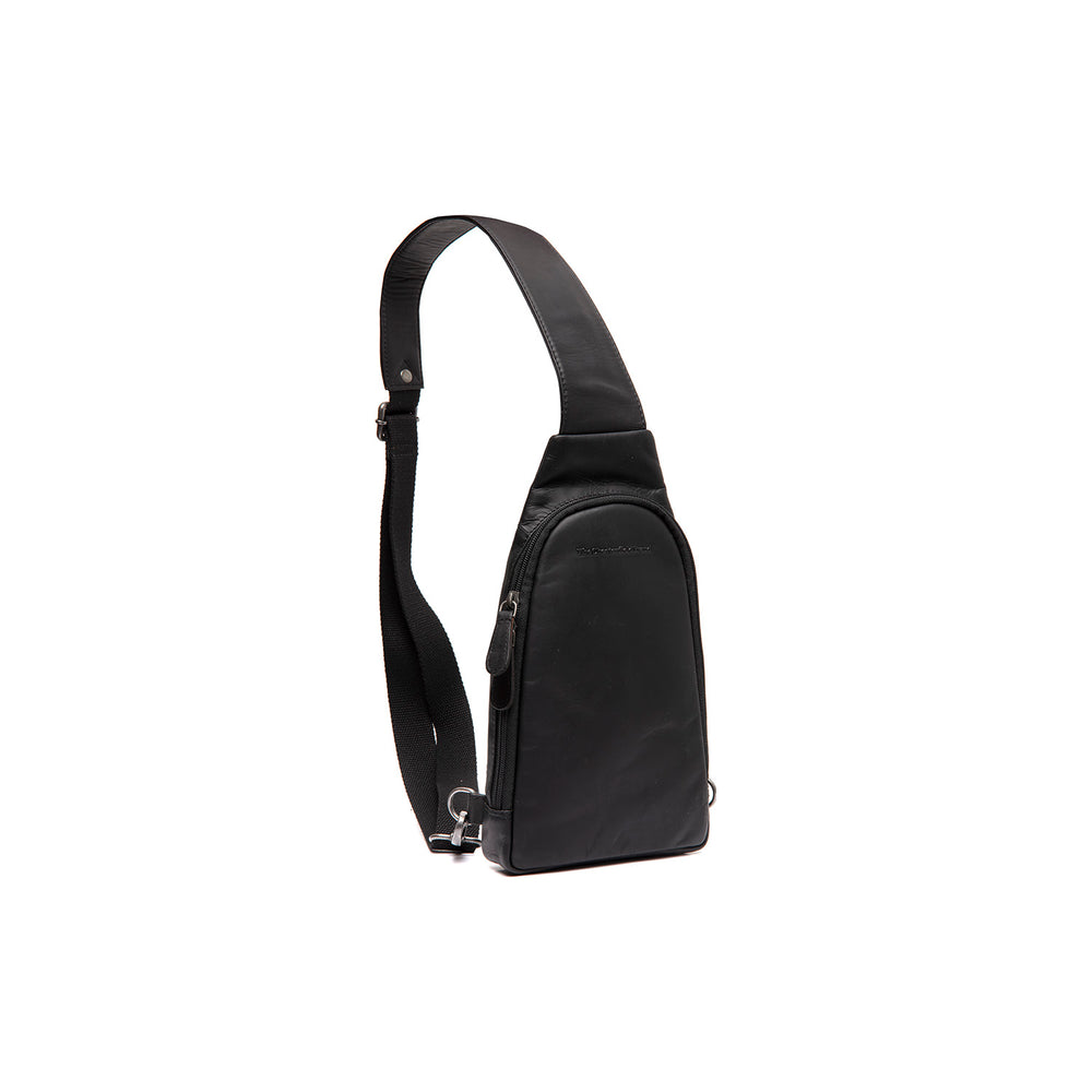 Leder Slingbag Schwarz Bowey