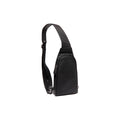 Leder Slingbag Schwarz Bowey