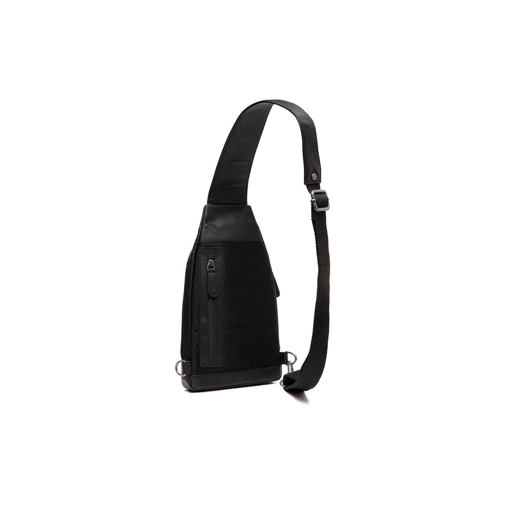 Leder Slingbag Schwarz Bowey