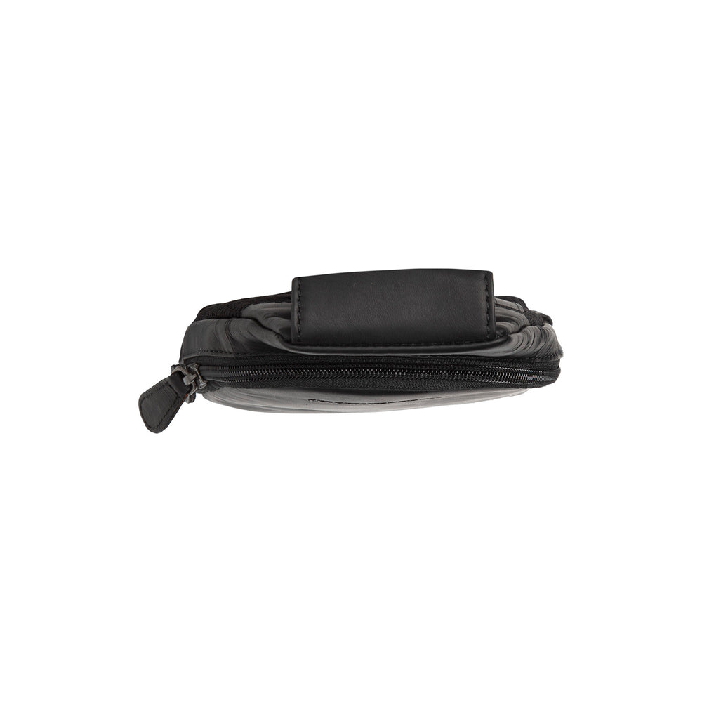 Leder Slingbag Schwarz Bowey