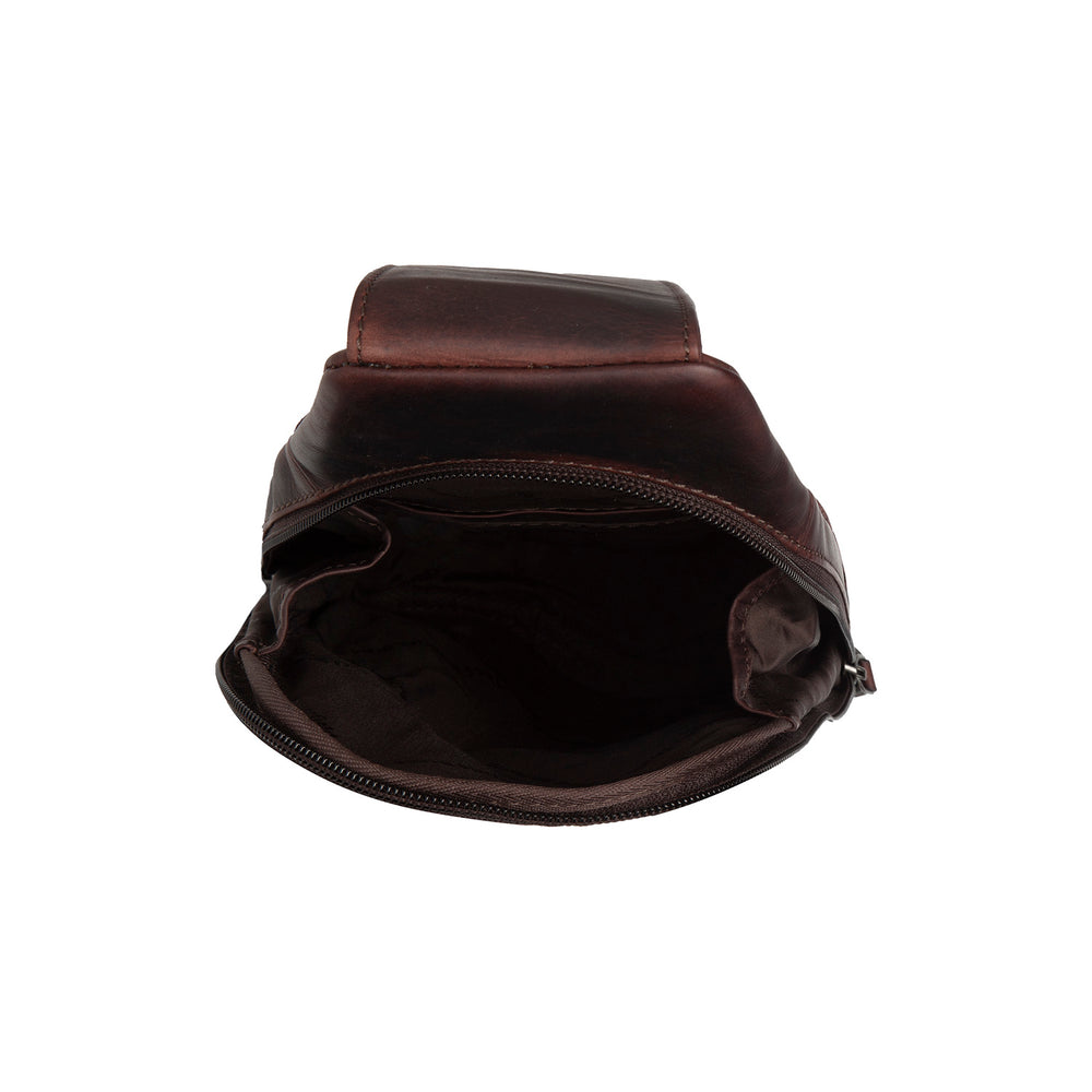 Leder Slingbag Braun Bowey