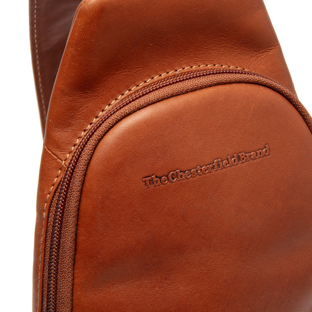 Leder Slingbag Cognac Bowey