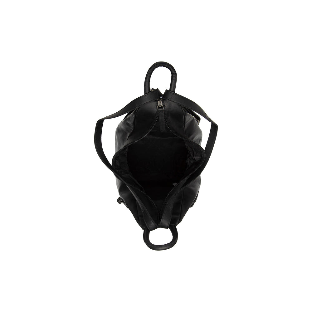 Leather Backpack Black Howard