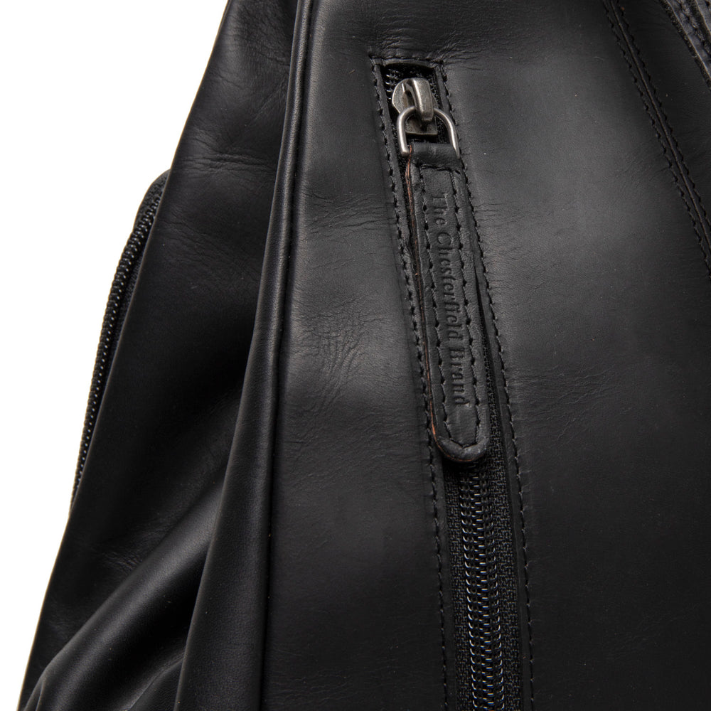 Leather Backpack Black Howard