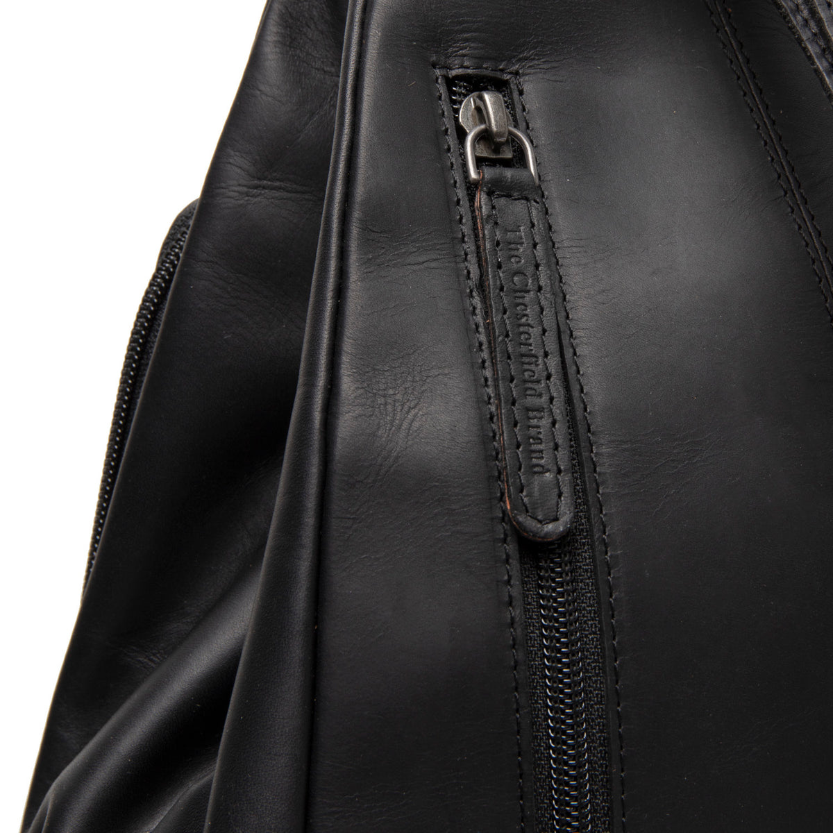 Leather Backpack Black Howard
