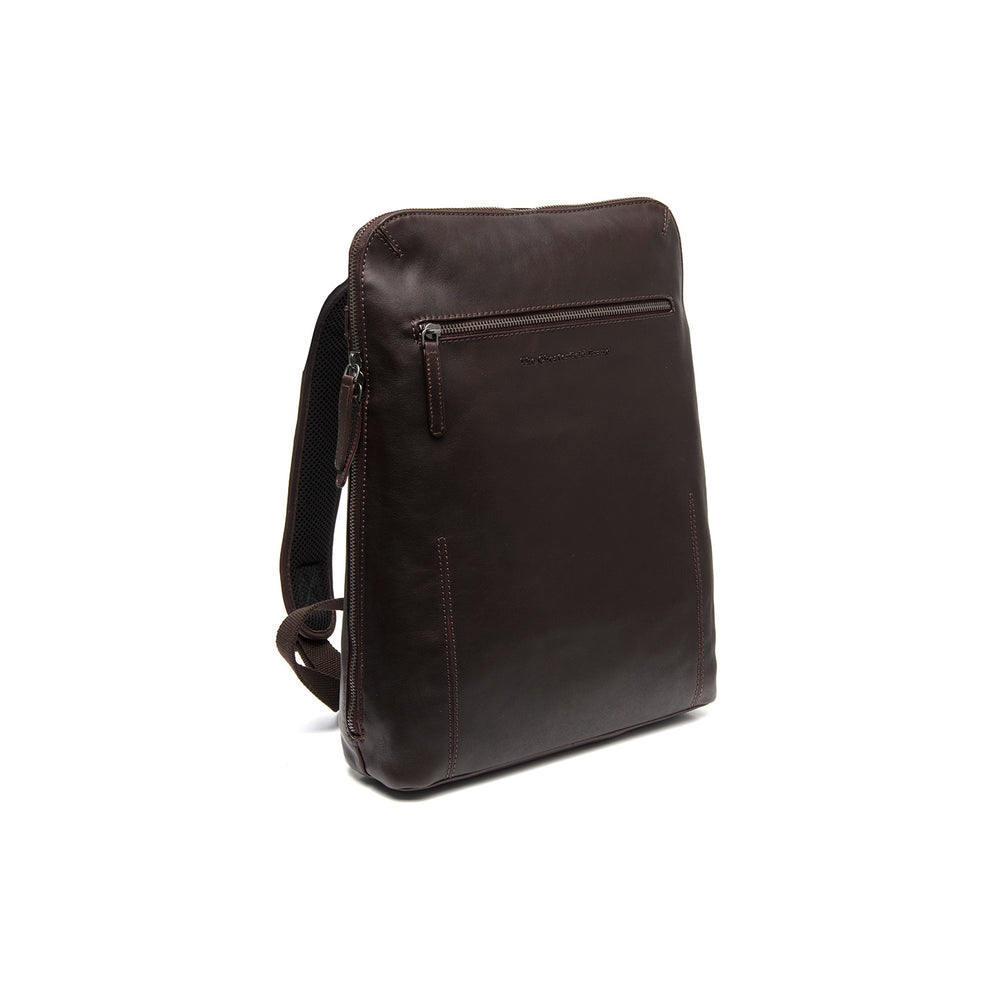 Leather Laptop Backpack Brown Filmore