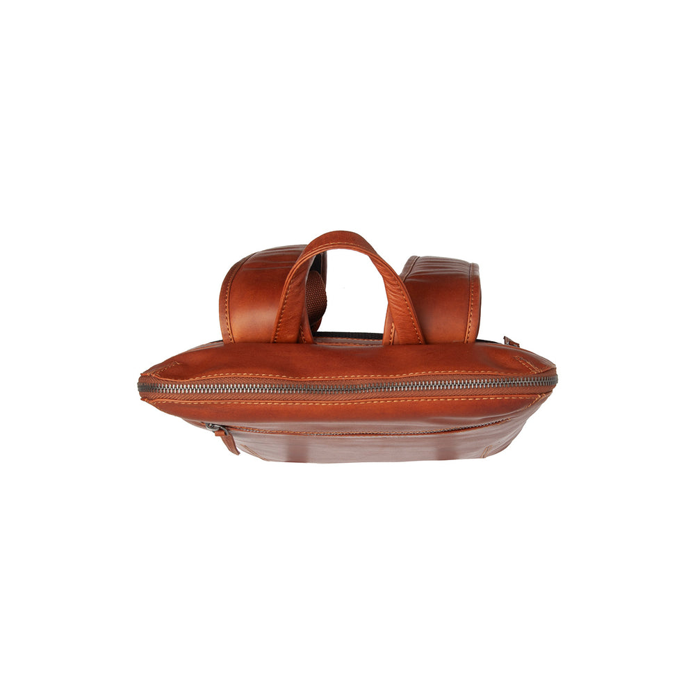 Leather Laptop Backpack Cognac Filmore