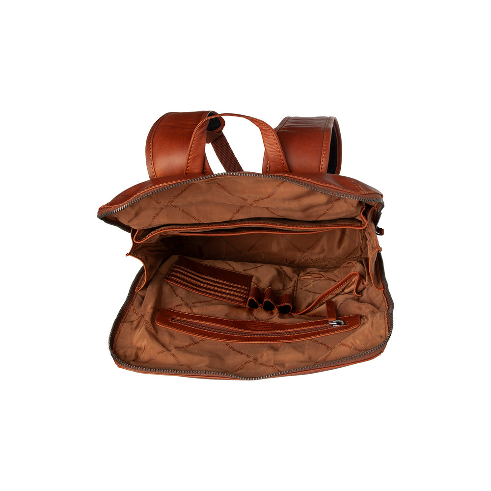 Leather Laptop Backpack Cognac Filmore