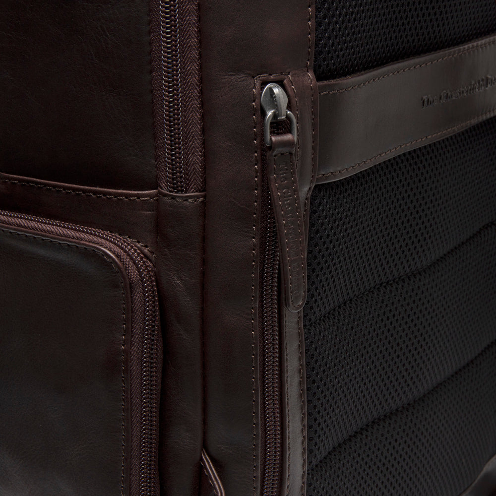 Leder Laptop Rucksack Braun Lennox