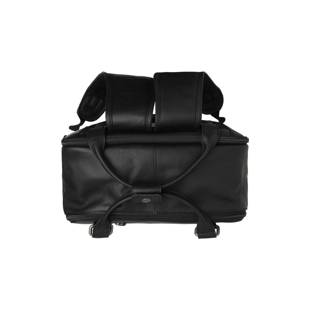 Sac à Dos Ordinateur en Cuir Noir Calden
