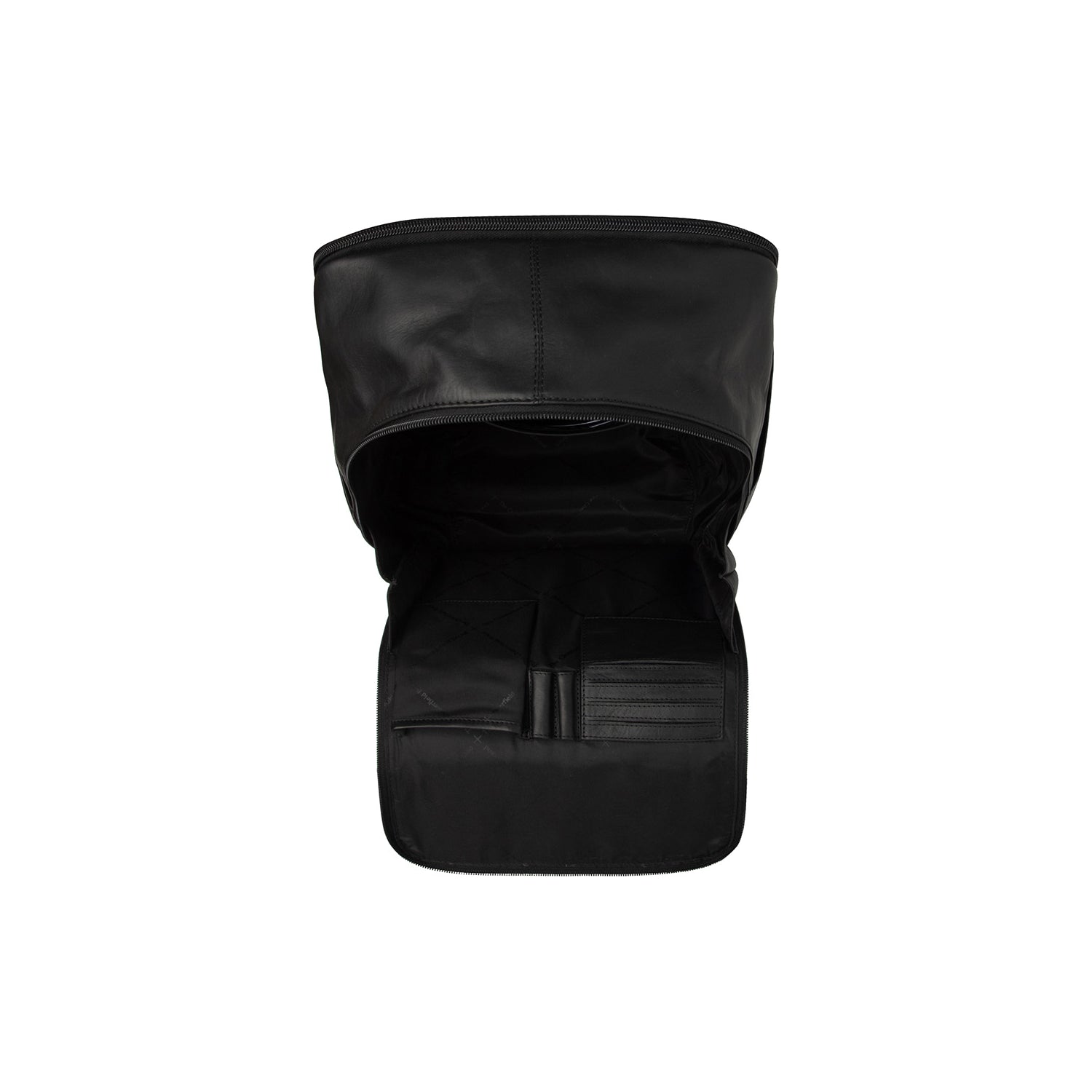 Leather Backpack Black Calden