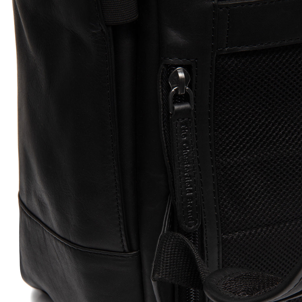 Sac à Dos Ordinateur en Cuir Noir Calden