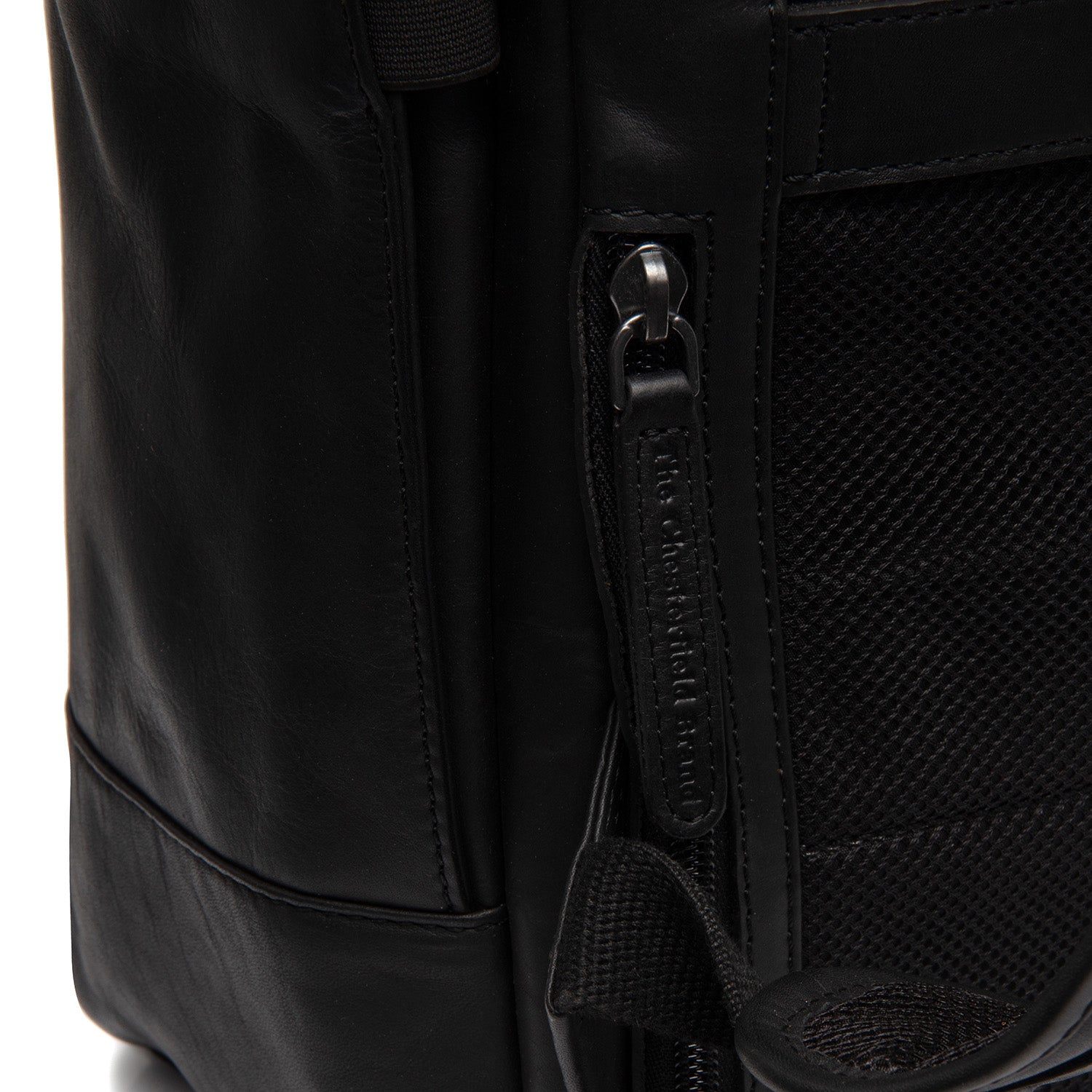 Leather Backpack Black Calden