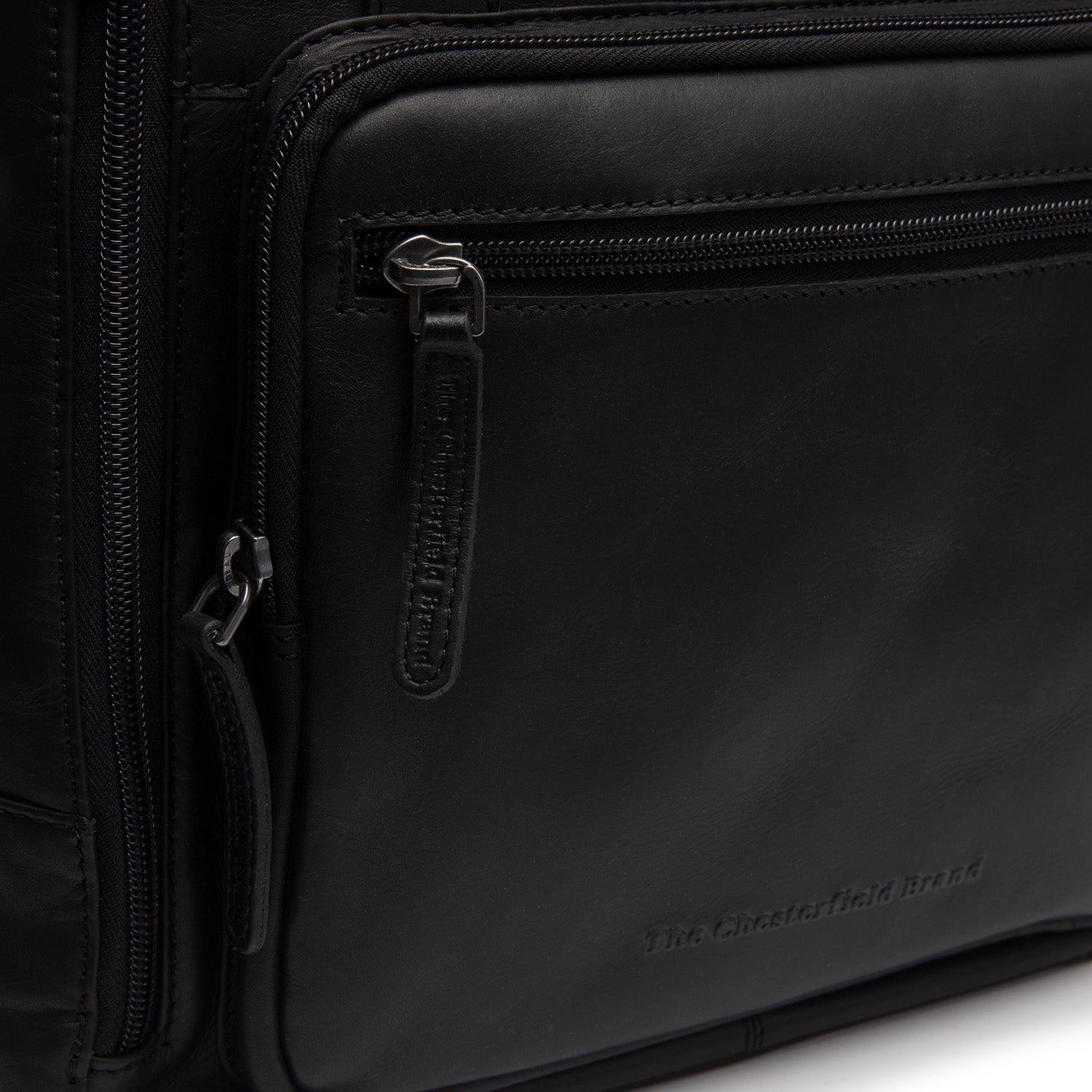Leather Backpack Black Calden
