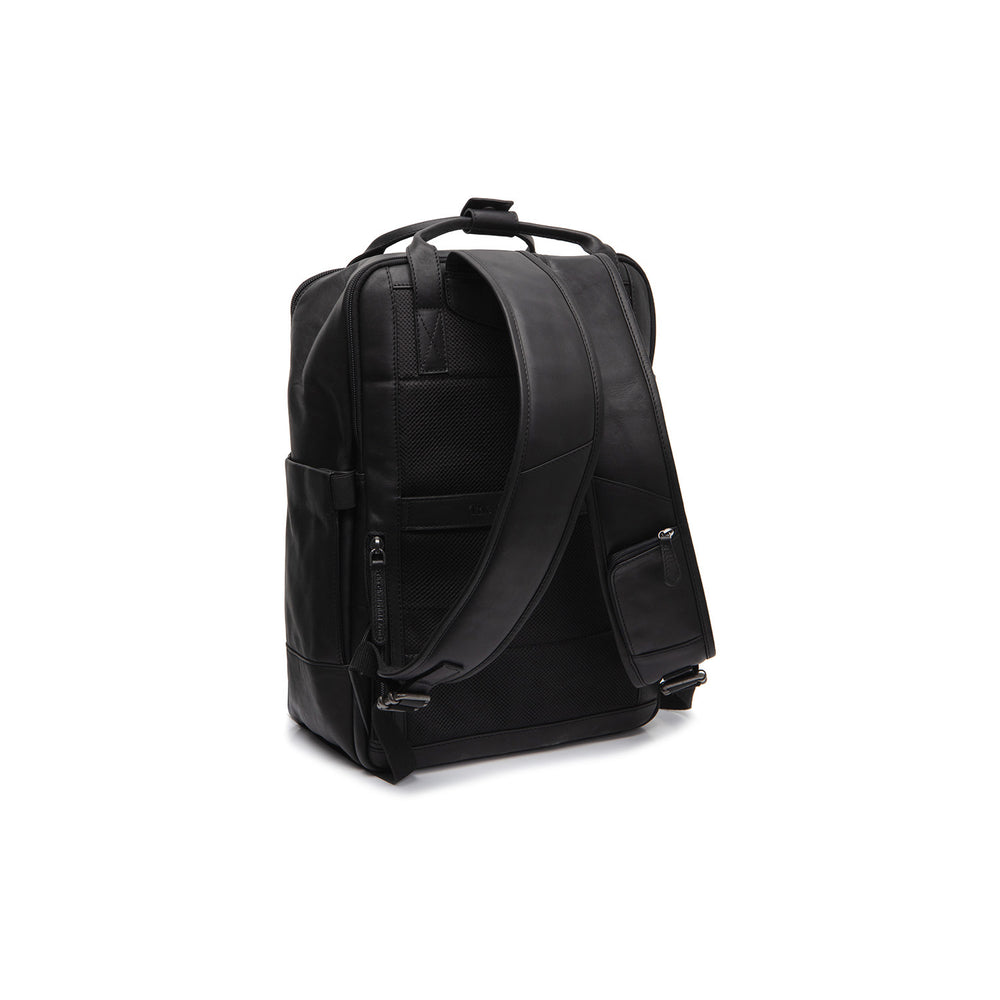 Sac à Dos Ordinateur en Cuir Noir Calden