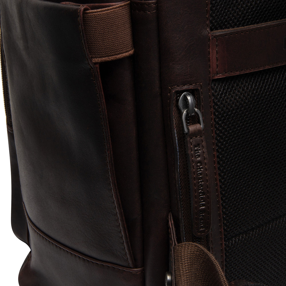 Sac à Dos Ordinateur en Cuir Marron Calden