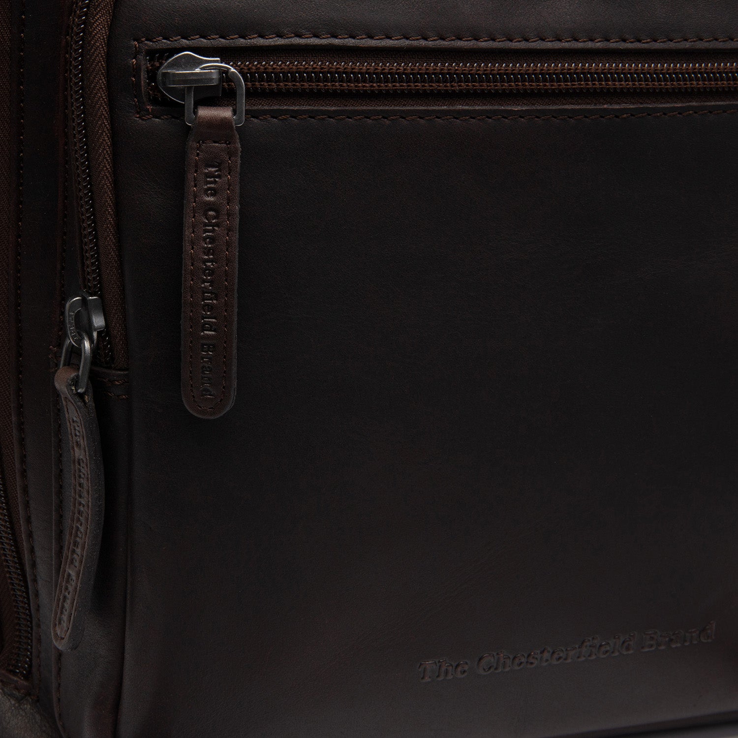 Leather Backpack Brown Calden